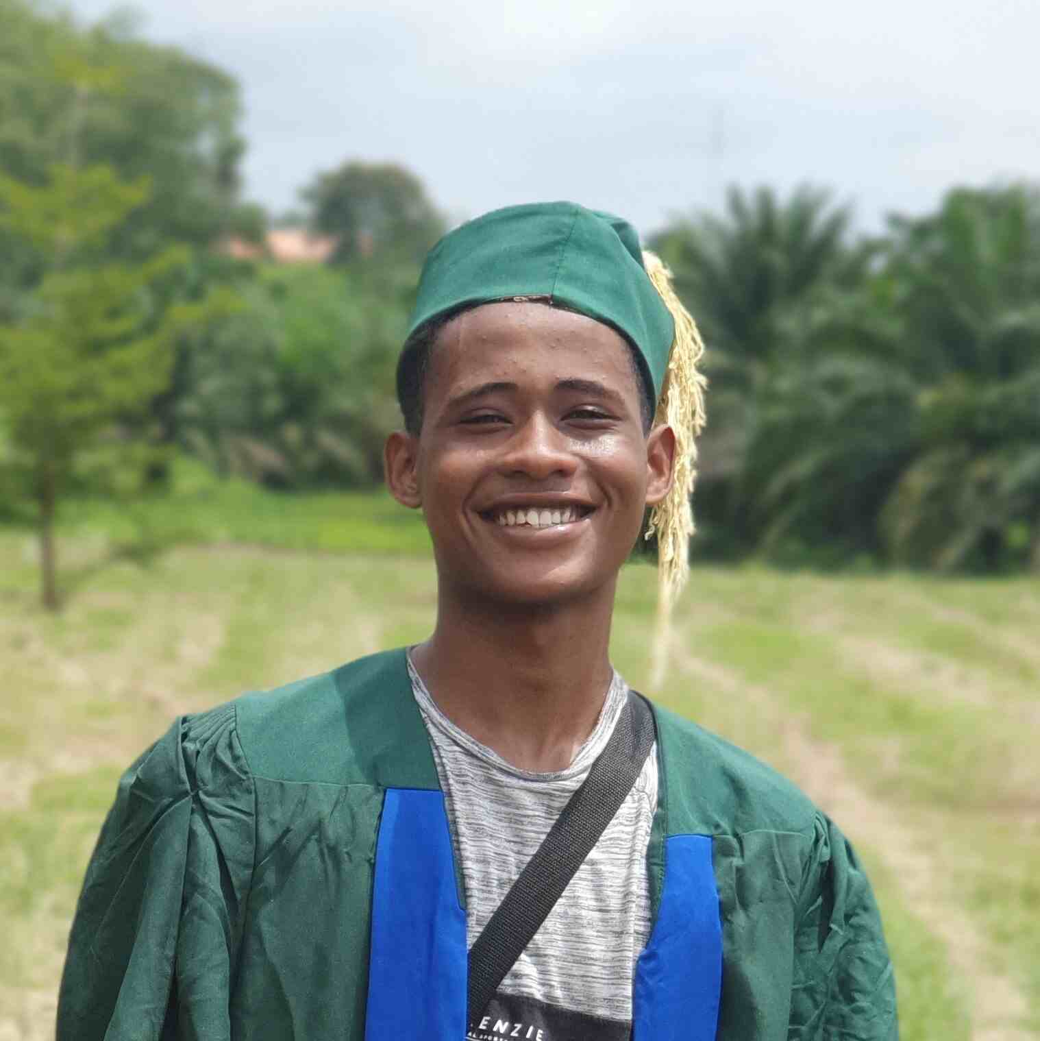 A portrait of Benjamin Nkem